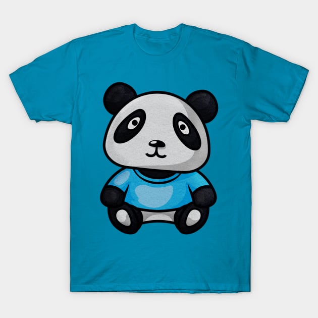 Panda Bear T-Shirt by vladocar